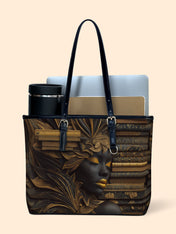 Pages of Wisdom Leather Bucket Bag QR0TD423