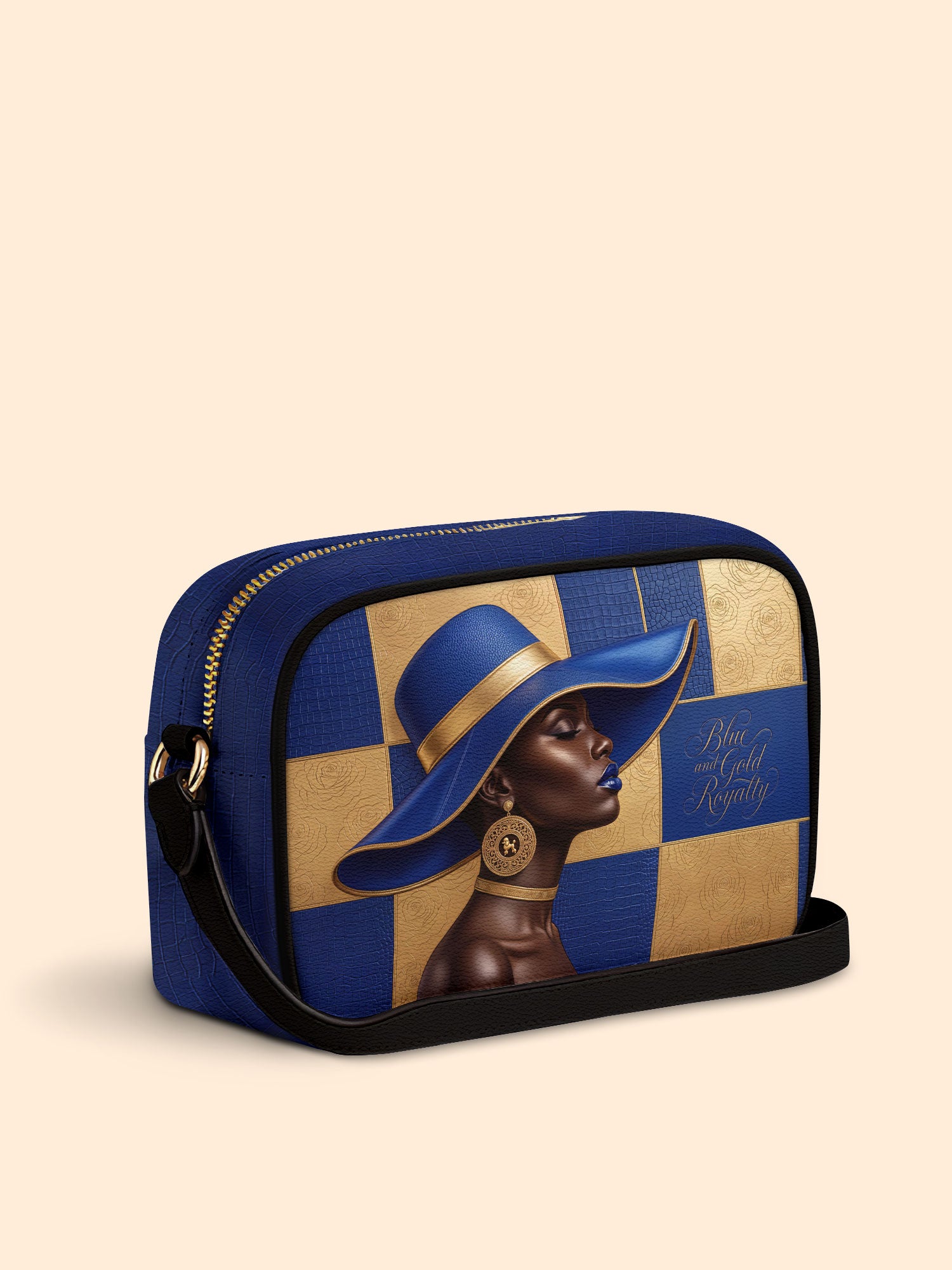 Sapphire Grace Boxy Crossbody Bag QR0HH217