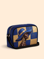 Sapphire Grace Boxy Crossbody Bag QR0HH217