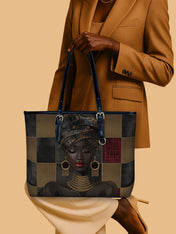 Golden Poise Leather Bucket Bag QR0XD779