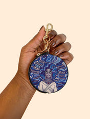 Astro Soul Circular Coin Pouch Bag Charm QR0XD858