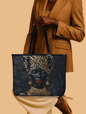 Golden Majesty Leather Bucket Bag QR0XD732