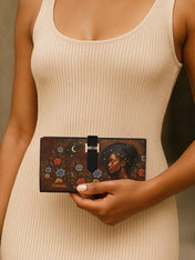 Graceful Bloom Tab Closure Wallet