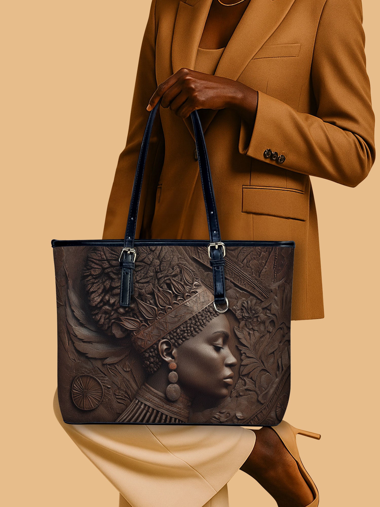 Back to Africa V2 Leather Bucket Bag QR0XD731