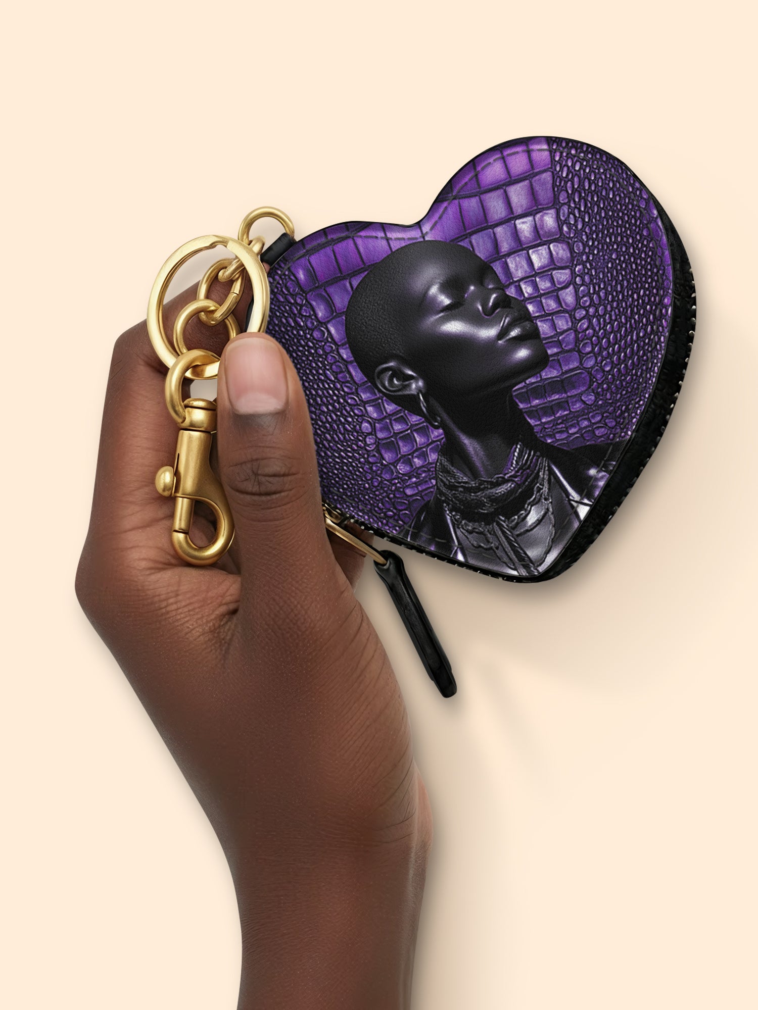 Aurora Kingdom Heart Coin Pouch Bag Charm QR0XD648