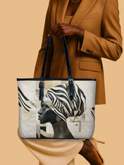 Symphony In Stripes Leather Bucket Bag QR0TV195