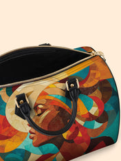 Sunwoven Leather Boston Bag QR0TV044
