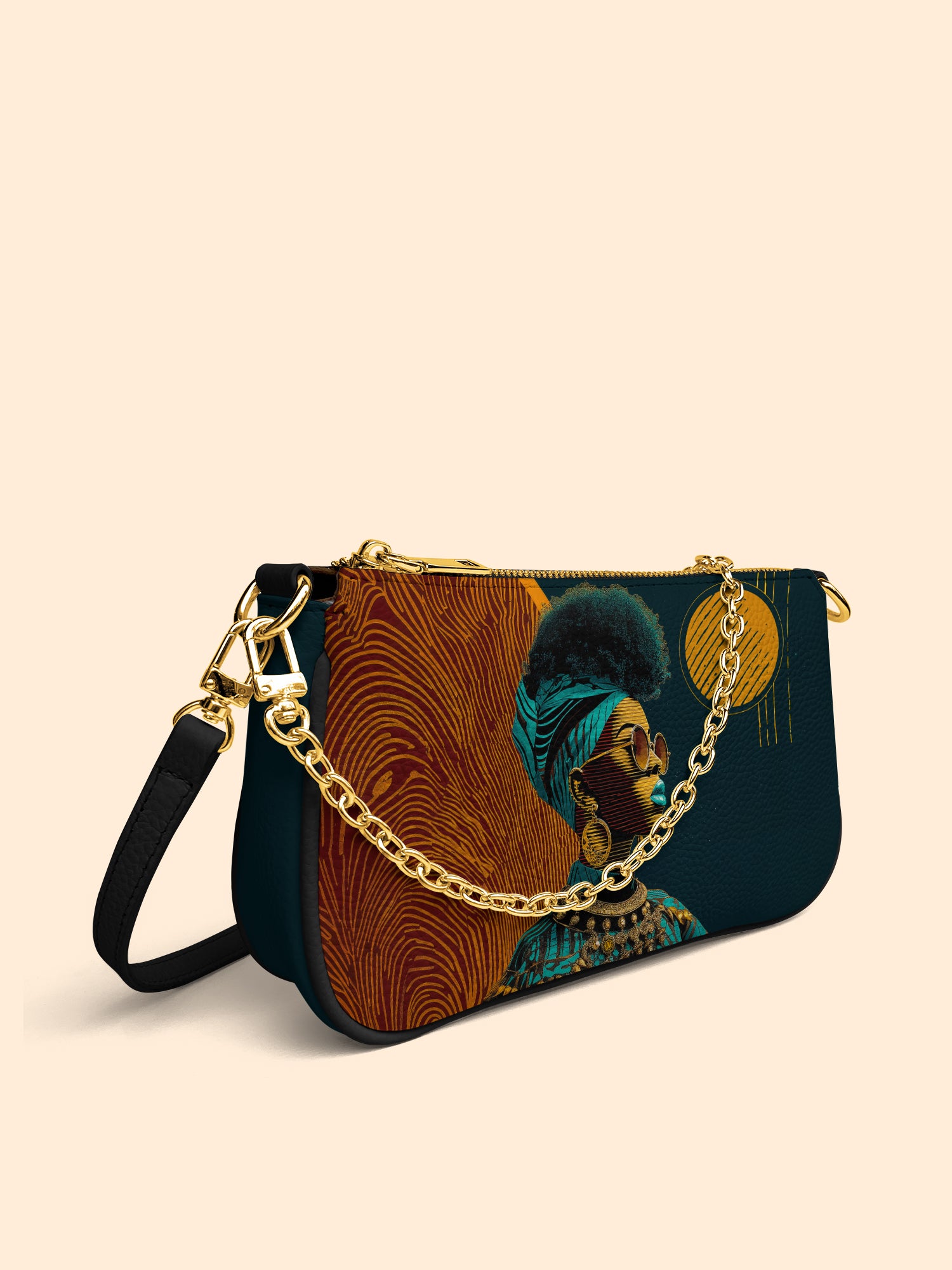 Unapologetically Black Classic Zip Pochette QR0XD130