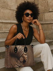 Ethereal Grace Premium Leather Handbag QR0TV056