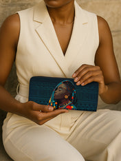 Soul Of Ubuntu Slimline Zippy Wallet QR0TV187