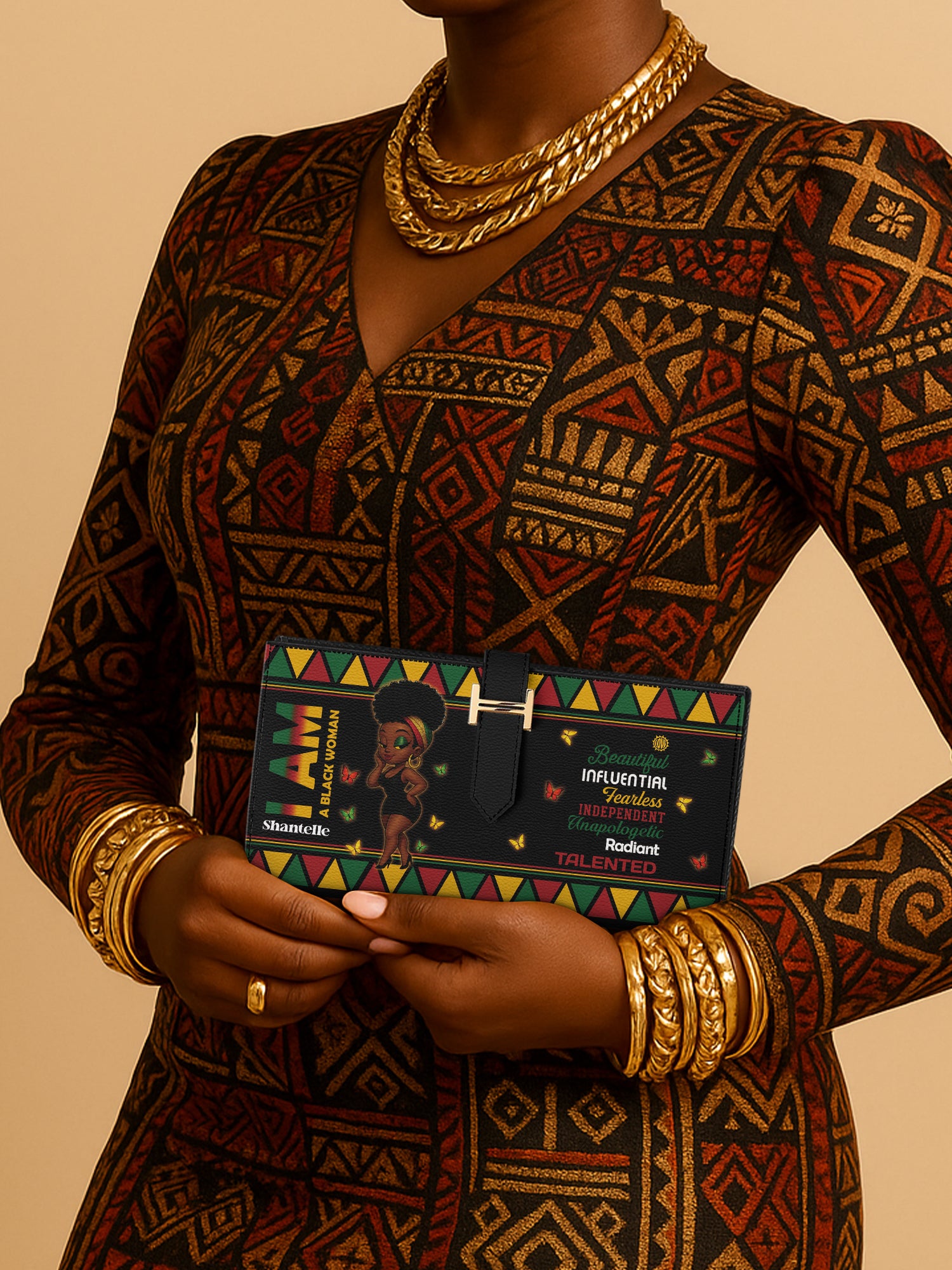 Radiant Confidence Tab Closure Wallet