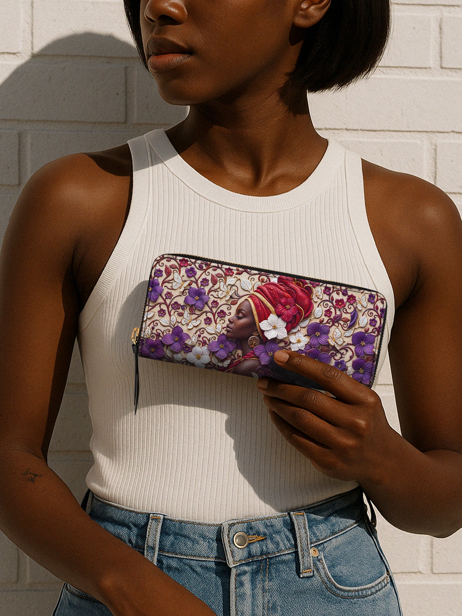 Violet Season Slimline Zippy Wallet QR0XD200