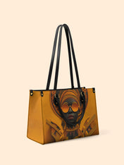 Dark Lens Premium Leather Handbag QR0TD304