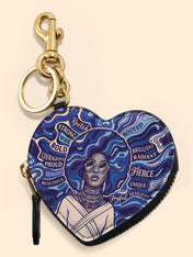 Astro Soul Heart Coin Pouch Bag Charm QR0XD858