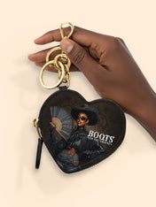 Color Strong Heart Coin Pouch Bag Charm QR0XD228
