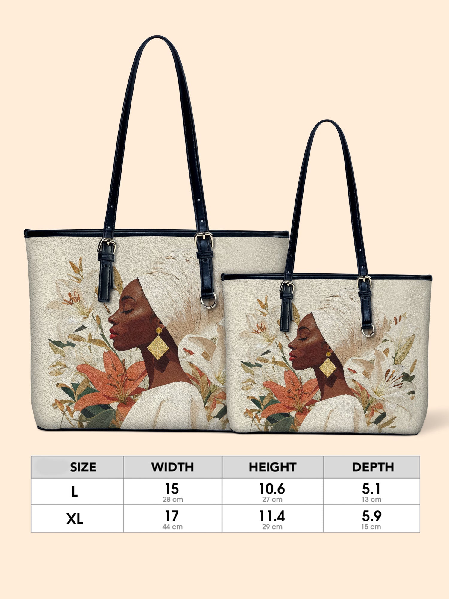 The Purity of Grace Leather Bucket Bag QR0HH165