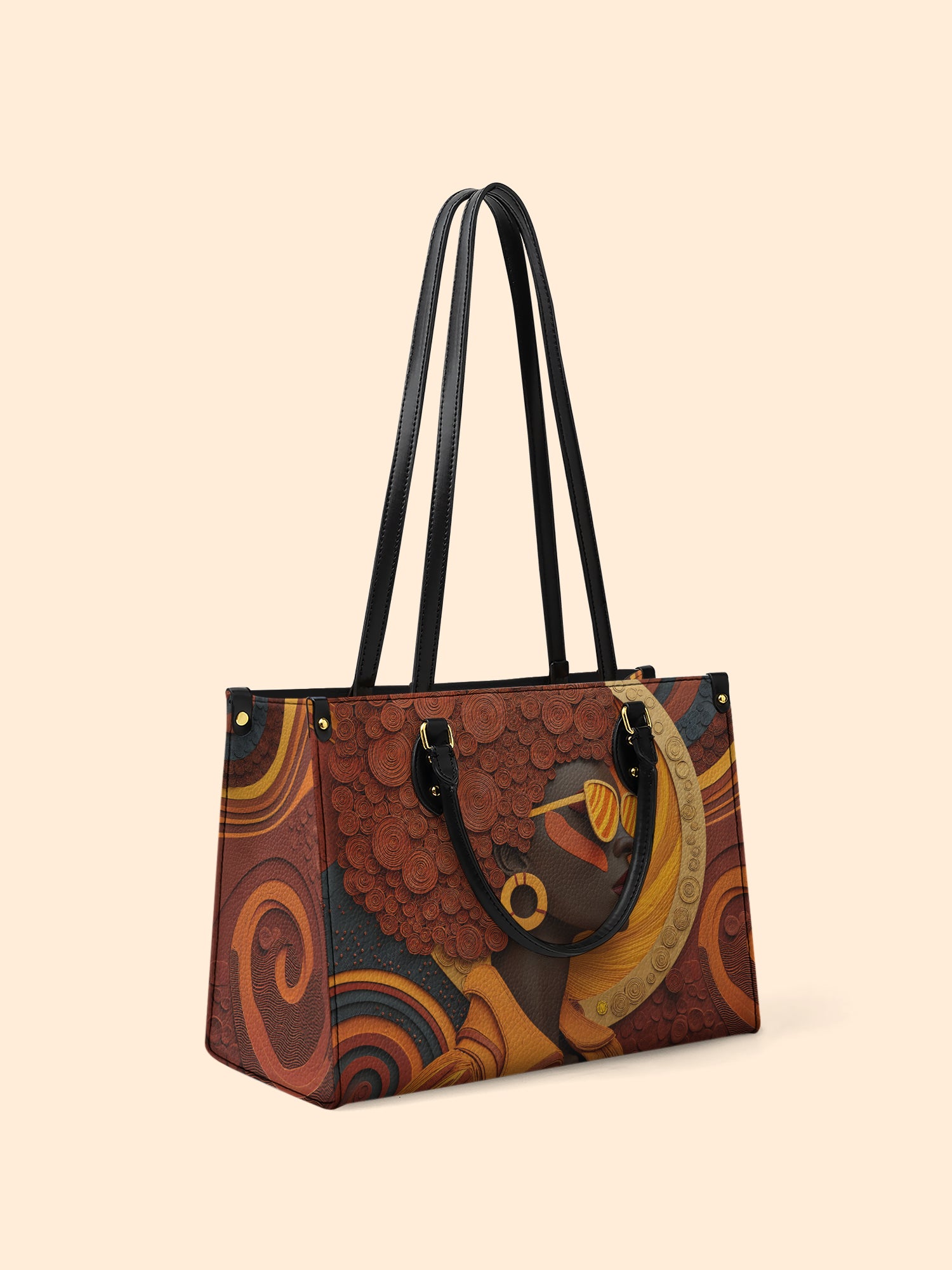 Royal Vision Premium Leather Handbag QR0TD313