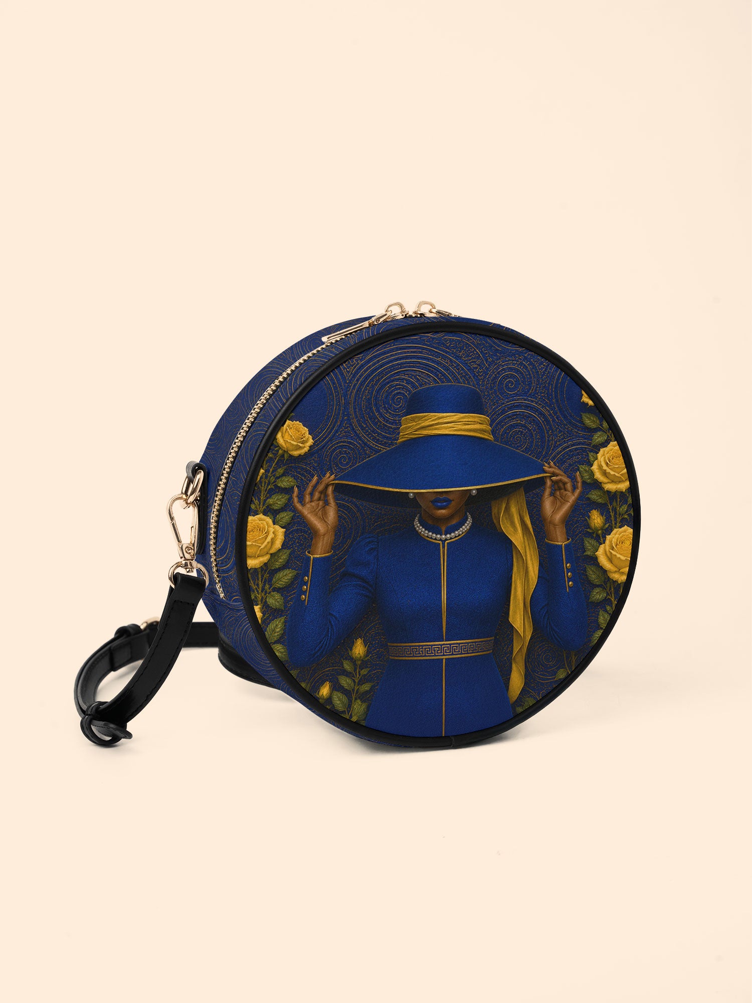 Regal Bloom Circle Crossbody Bag QR0HH216