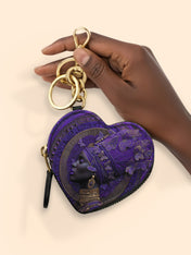 Divine Majesty Heart Coin Pouch Bag Charm QR0XD650