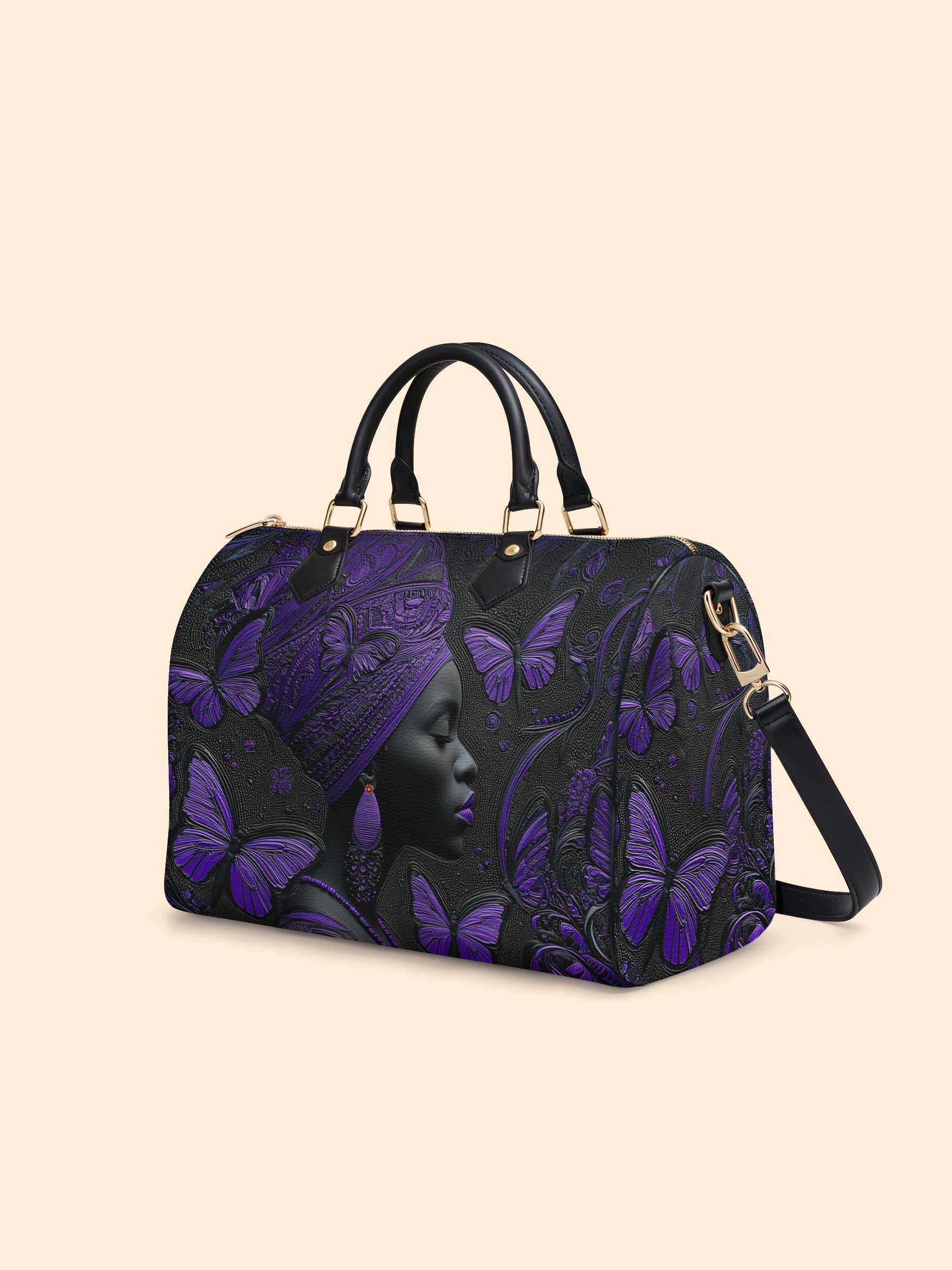 Majesty Known Leather Boston Bag QR0XD257