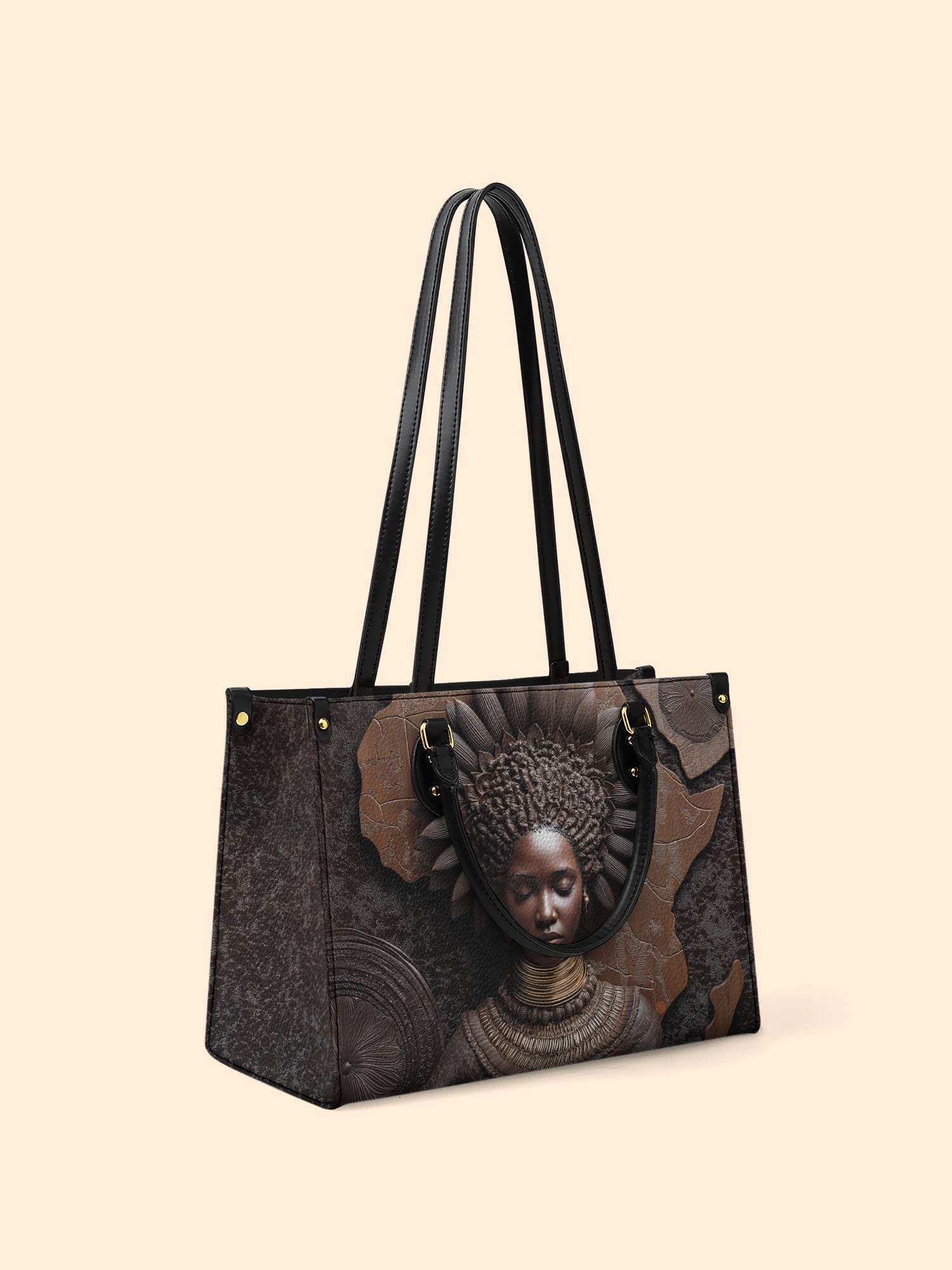 Bisa Crown Premium Leather Handbag QR0XD708