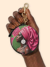 Bloom Worthy Circular Coin Pouch Bag Charm QR0TD706