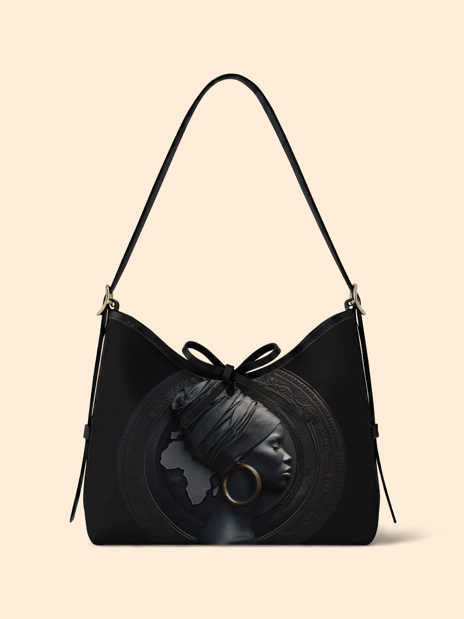 Pure Ebony Bowline Hobo Bag QR0TD645