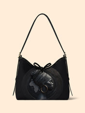 Pure Ebony Bowline Hobo Bag QR0TD645