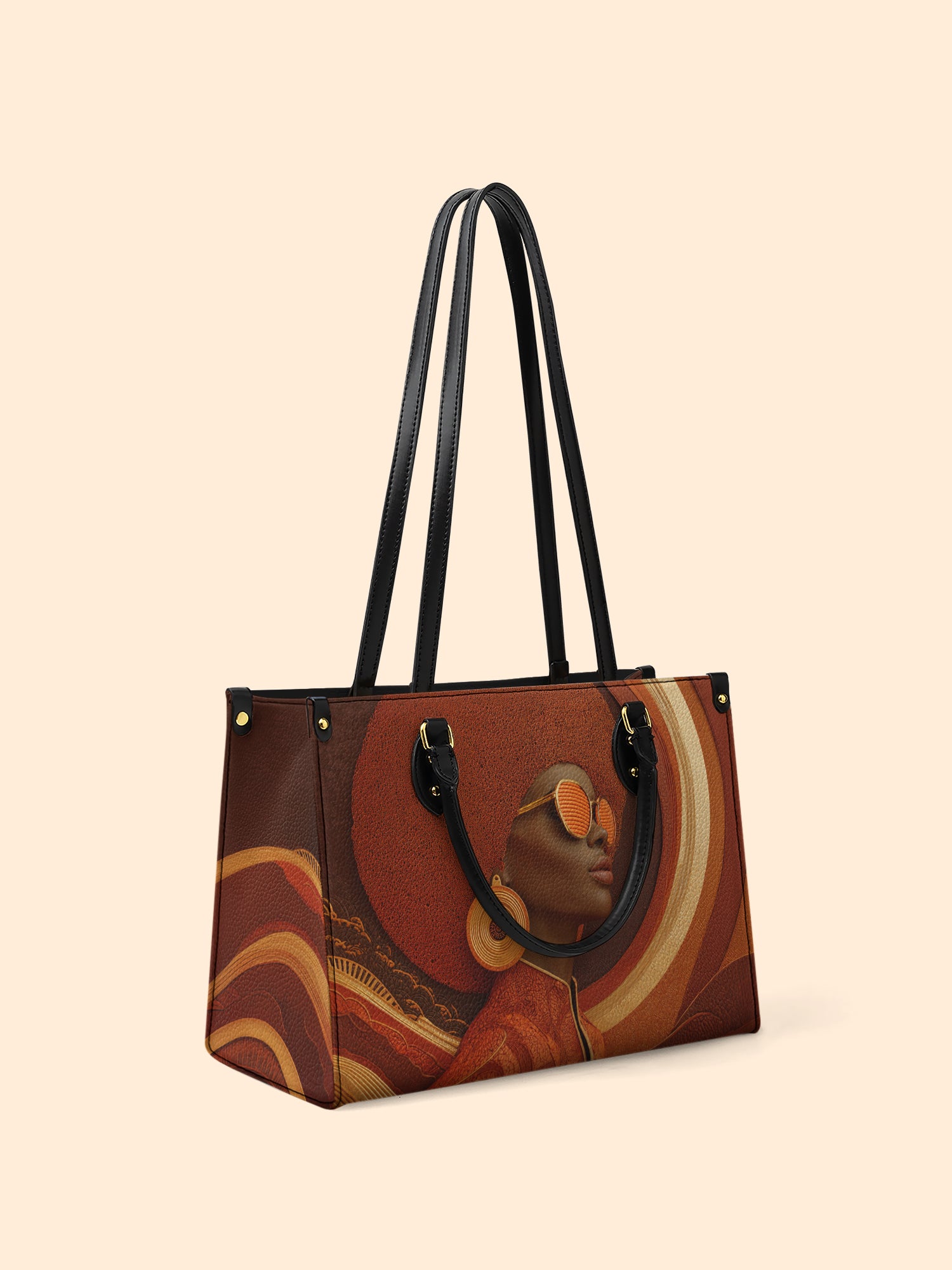 Fierce Frame Premium Leather Handbag QR0TD307