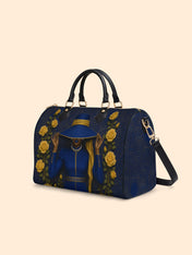 Regal Bloom Leather Boston Bag QR0HH216