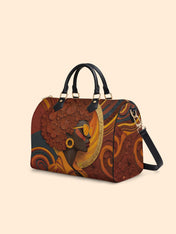 Royal Vision Leather Boston Bag QR0TD313