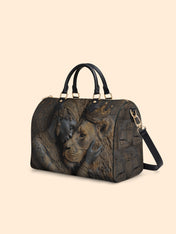 Desert Empress Leather Boston Bag QR0HH148