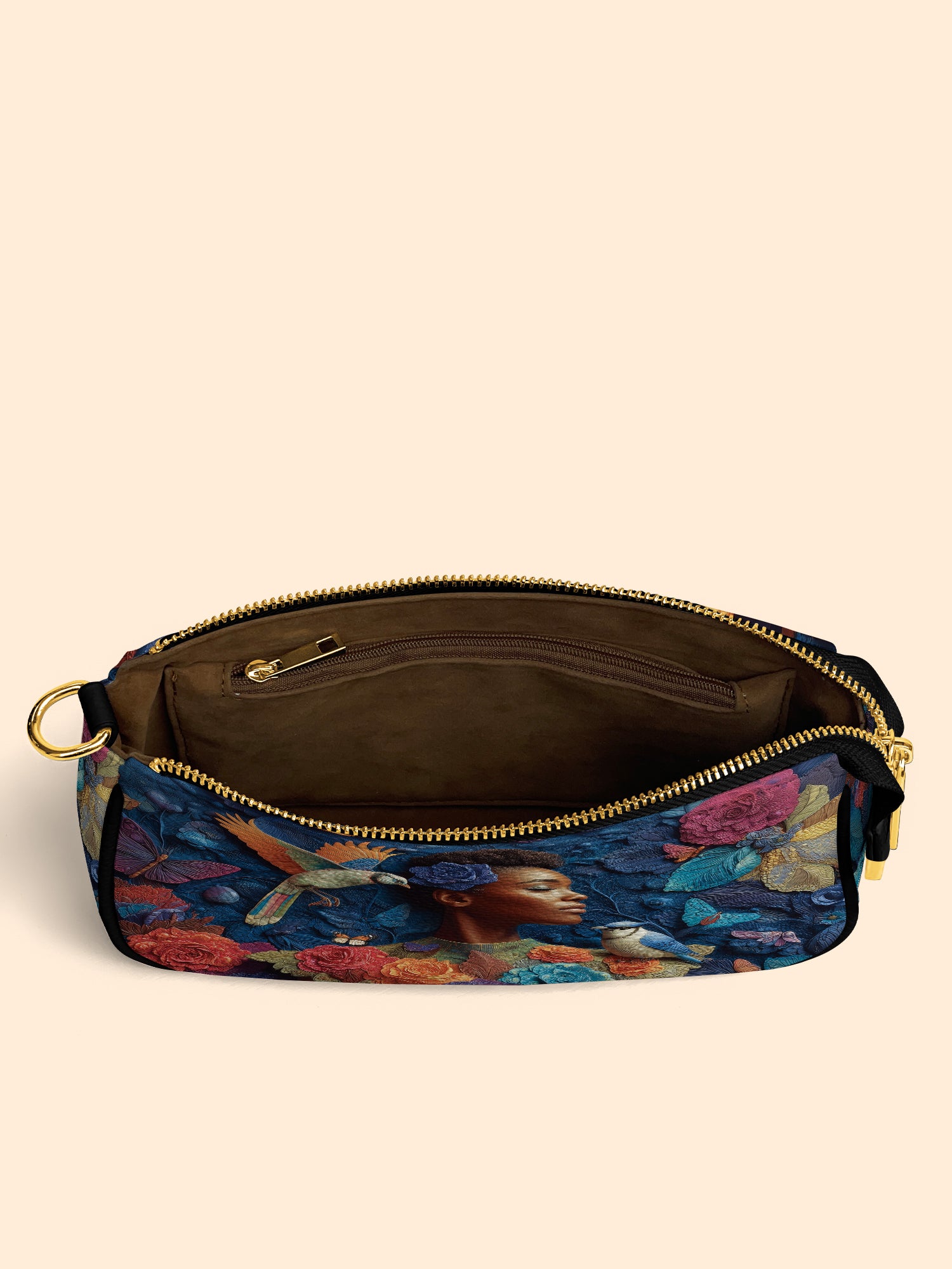 Blue Garden Classic Zip Pochette QR0XD231