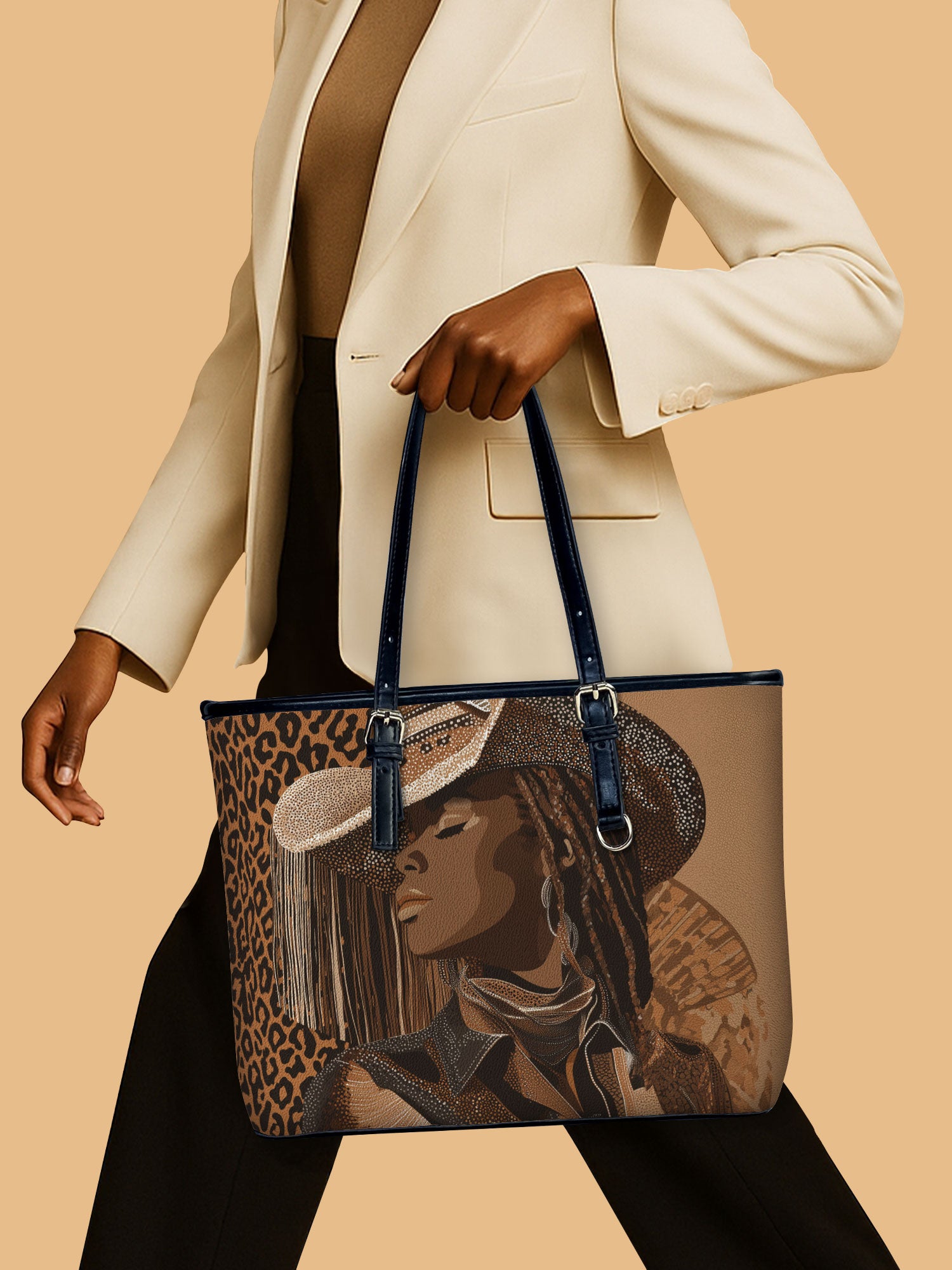 Mahogany Rider Leather Bucket Bag QR0TD502