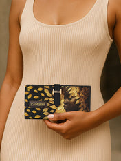 Leaves Woman Tab Closure Wallet