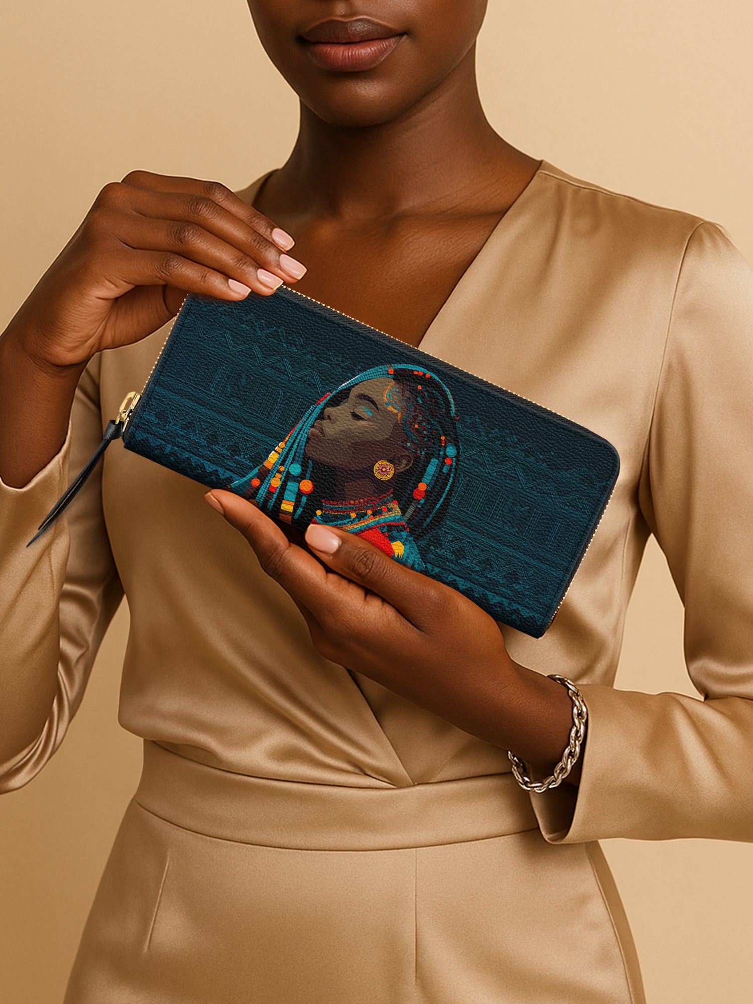 Soul Of Ubuntu Slimline Zippy Wallet QR0TV187