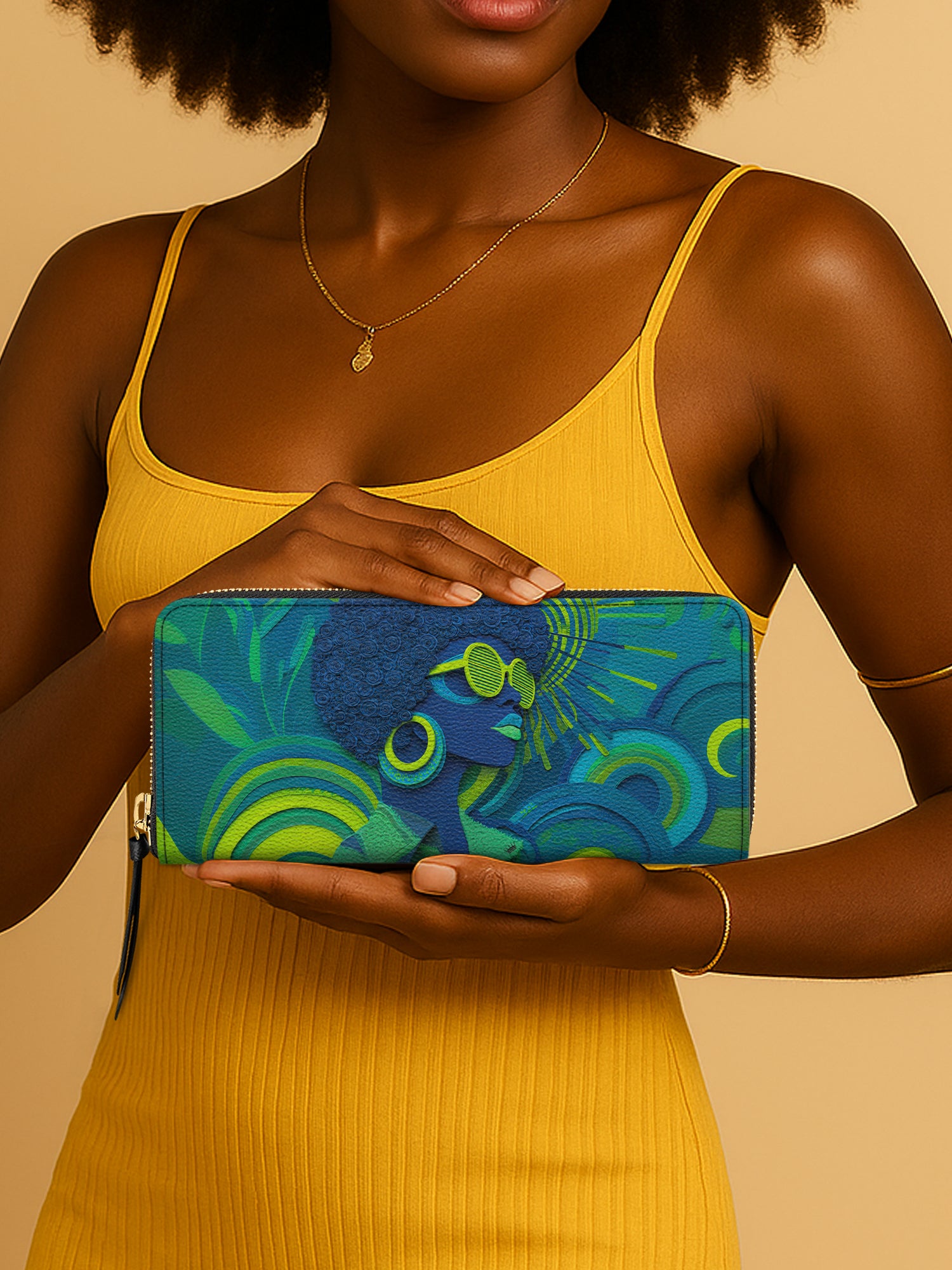 Noir Gaze Slimline Zippy Wallet QR0TD311