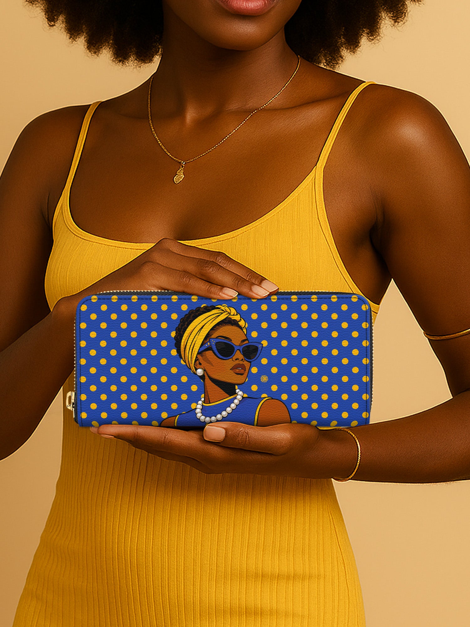 Blue Gold Legacy Slimline Zippy Wallet QR0TV286