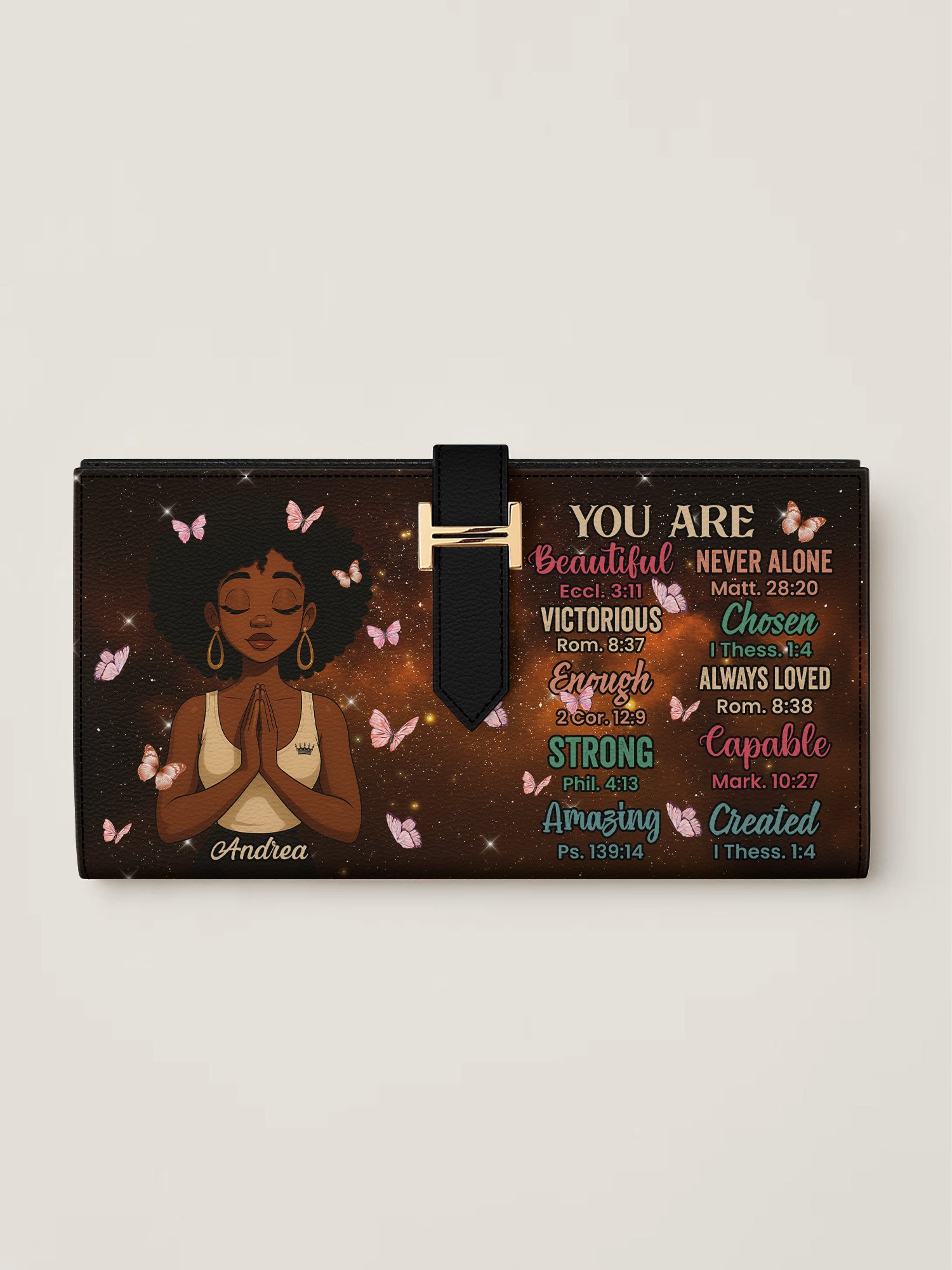 Radiant Strength Tab Closure Wallet