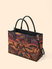 African Warrior Premium Leather Handbag QR0HH059