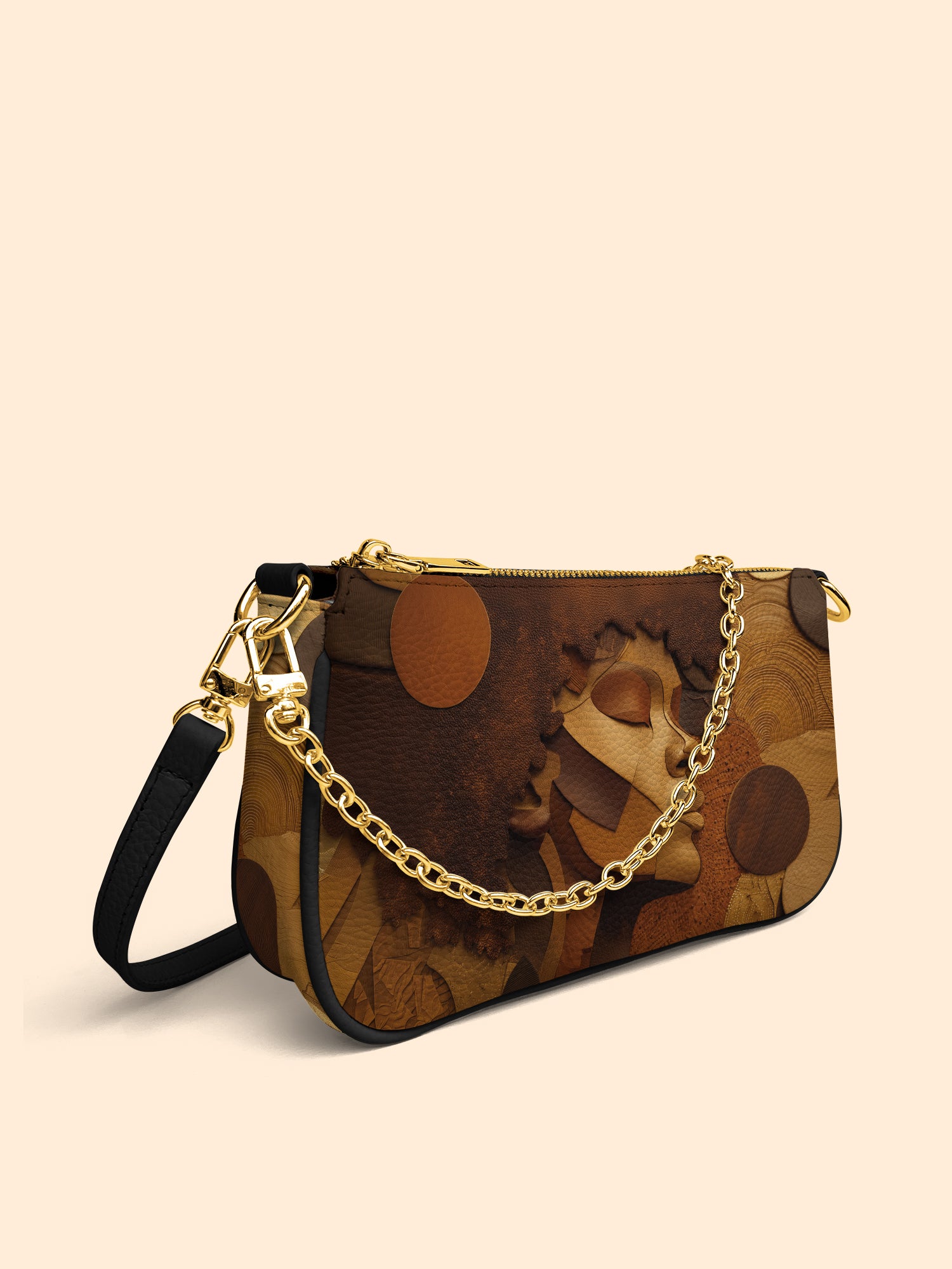 Golden Melanin Classic Zip Pochette QR0TD294