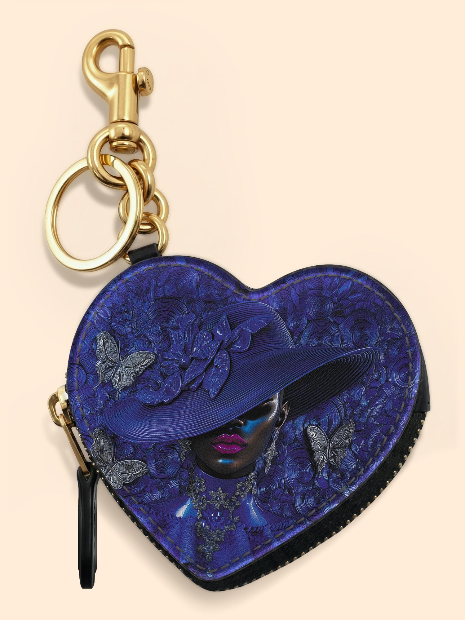 🎁 Faithful Halo Heart Coin Pouch Bag Charm QR0XD643 (100% off)