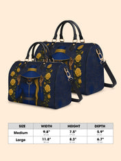 Regal Bloom Leather Boston Bag QR0HH216