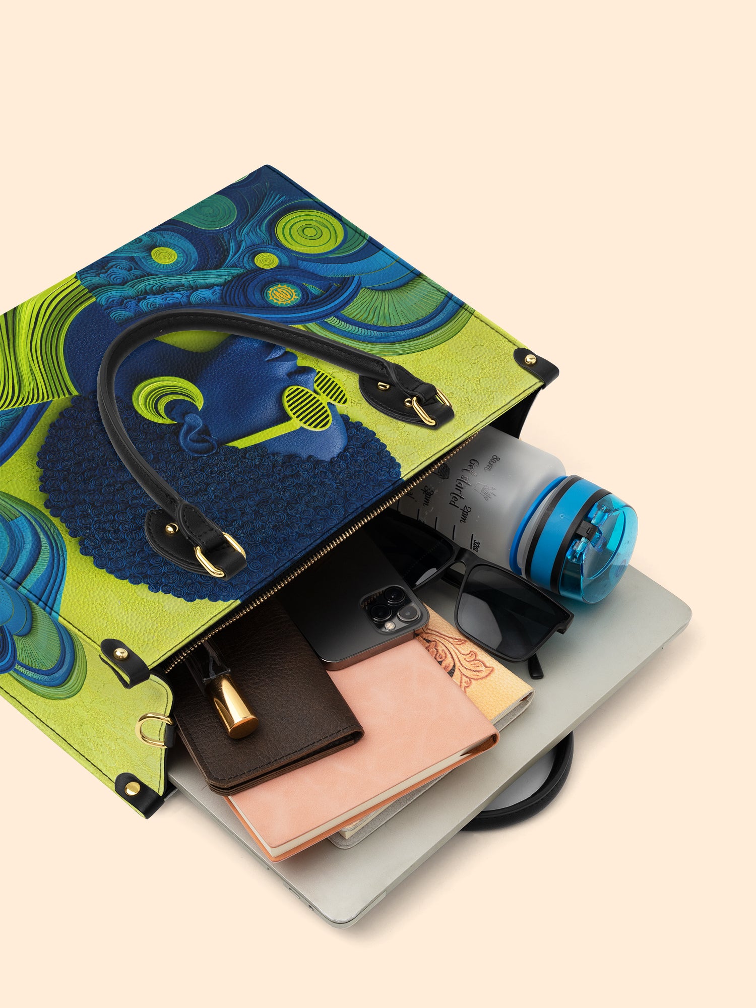 Bold Horizon Premium Leather Handbag QR0TD302