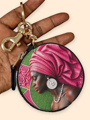 Bloom Worthy Circular Coin Pouch Bag Charm QR0TD706