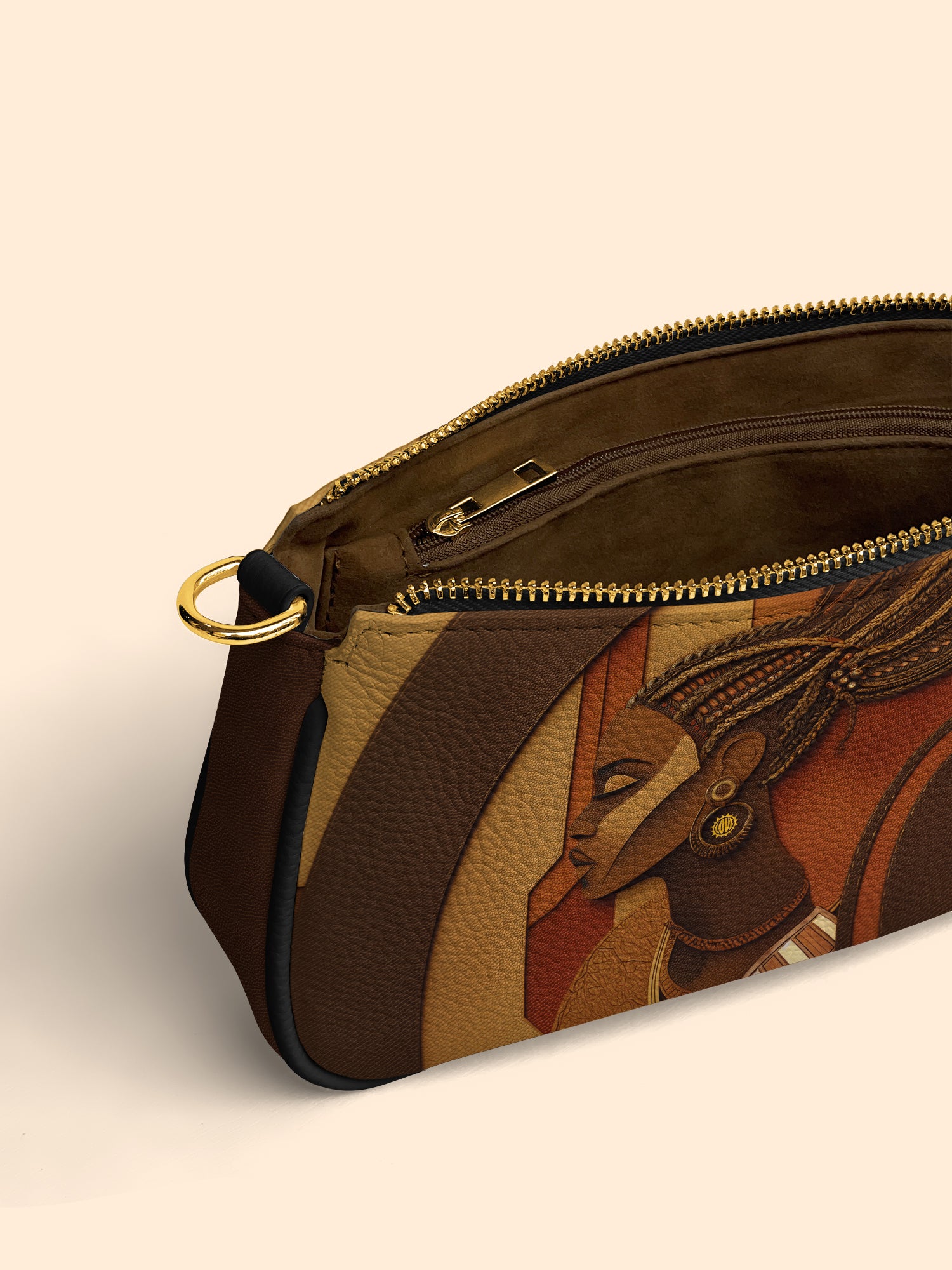 Crowned Braids Classic Zip Pochette QR0TD122