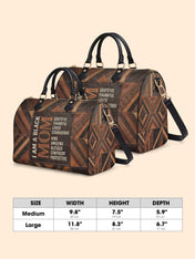 Black Mom Pride Leather Boston Bag QR0TV273