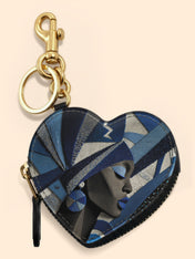 Amira Sol Heart Coin Pouch Bag Charm QR0XD406