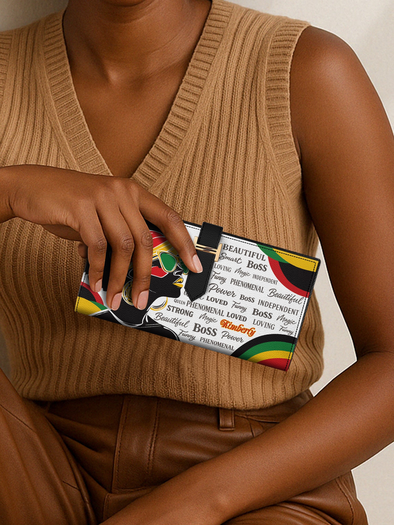 Phenomenal Love Tab Closure Wallet