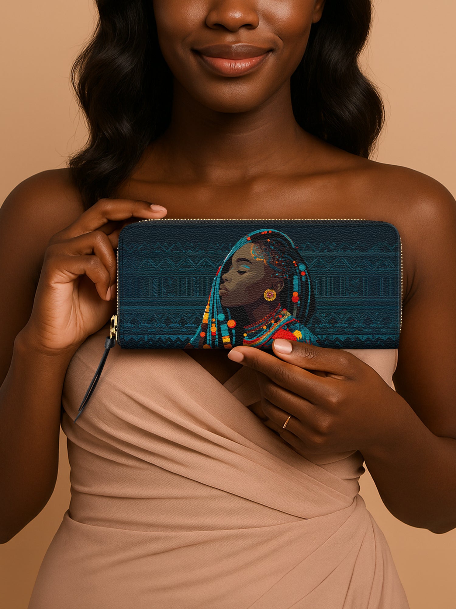 Soul Of Ubuntu Slimline Zippy Wallet QR0TV187